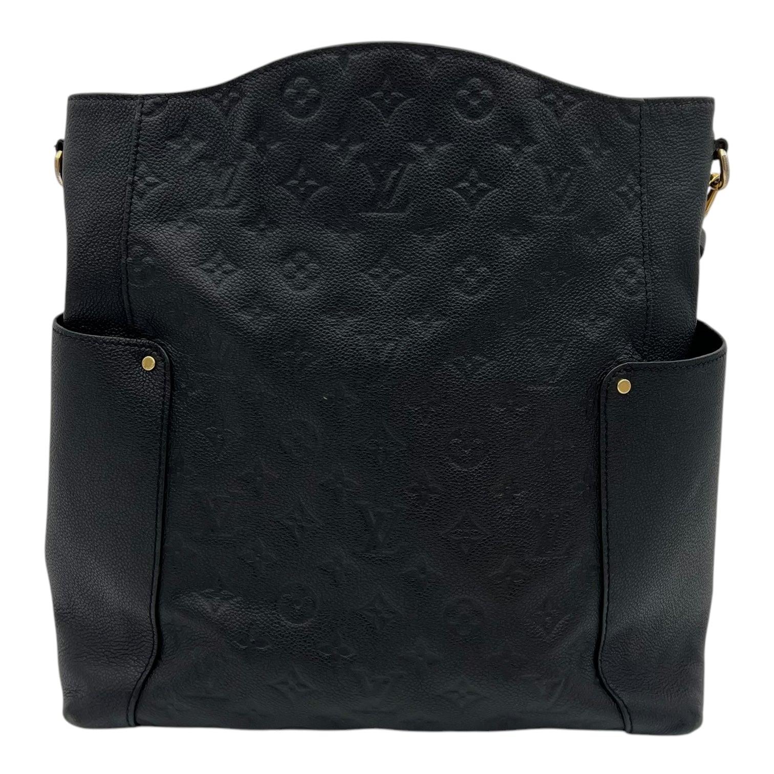Louis Vuitton Bagatelle Shoulder Bag Black in Empreinte Leather, Gold hardware_1