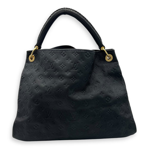 Louis Vuitton Artsy Top Handle Bag Blue in Monogram Empreinte Leather, Gold hardware_2