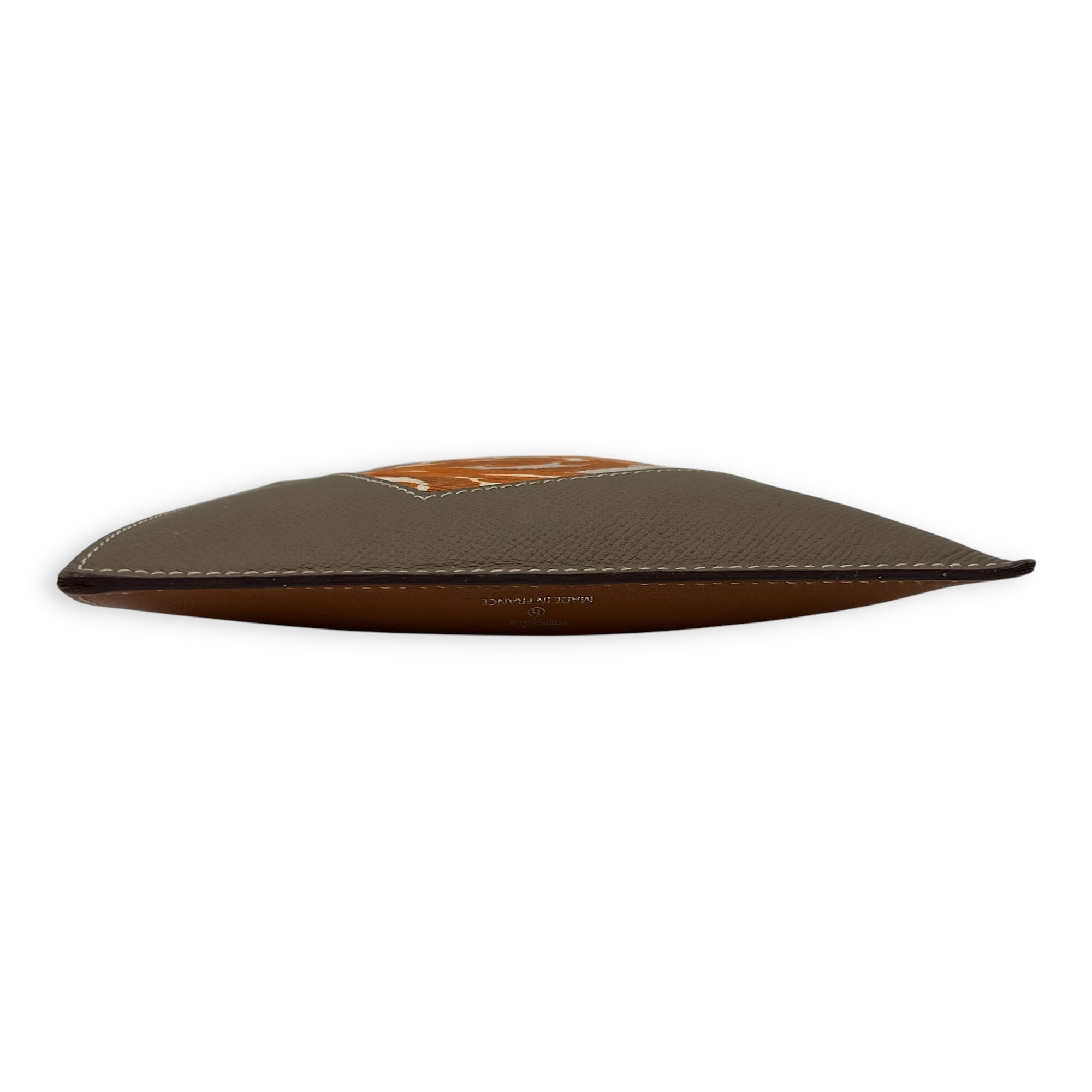 Hermès Flat Brown in Others, Silver hardware_5