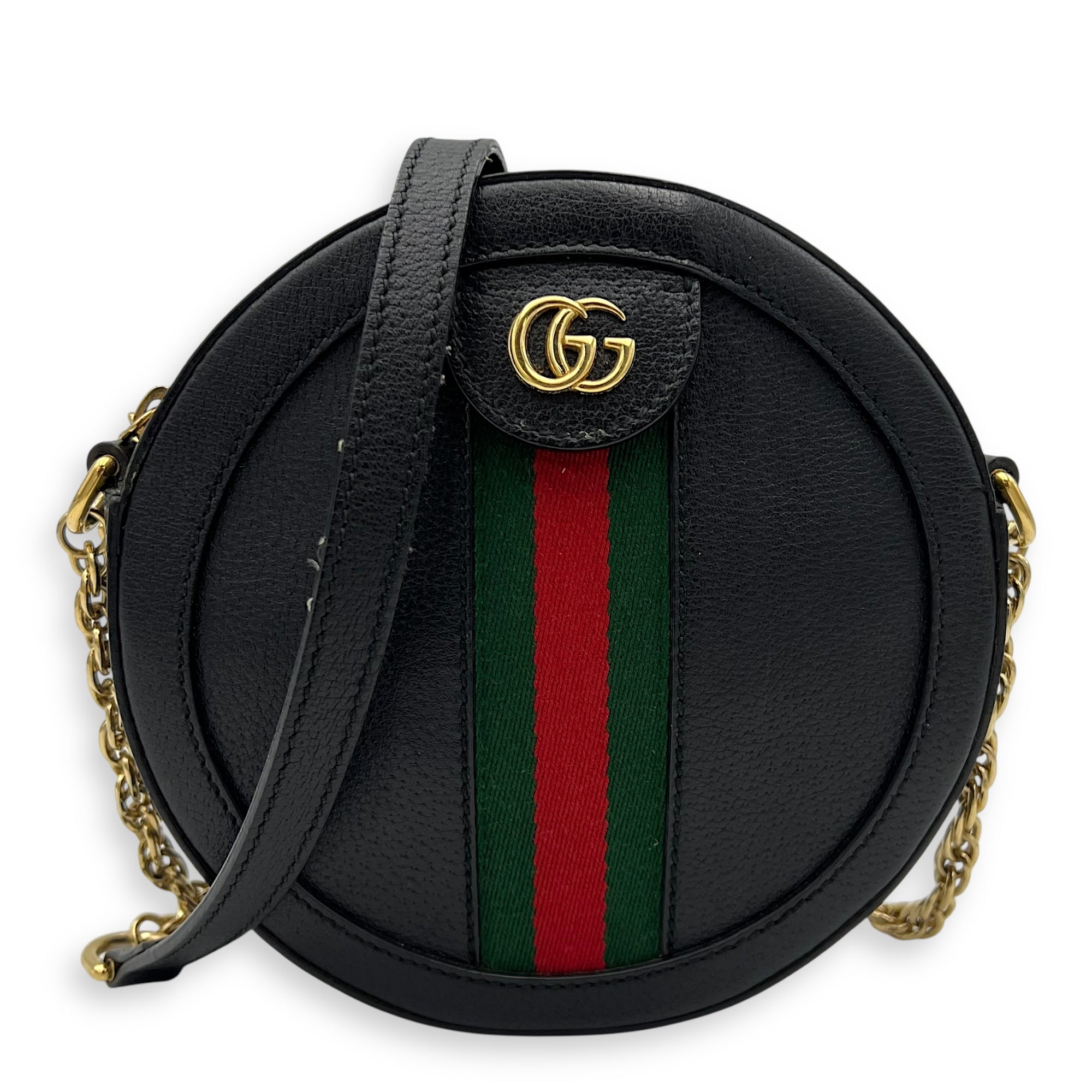 Gucci Ophidia Crossbody Bag Black in Calfskin, Gold hardware_1