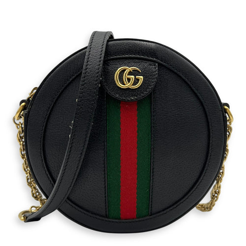 Gucci Ophidia Crossbody Bag Black in Calfskin, Gold hardware_1