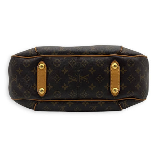 Louis Vuitton Galleria Top Handle Bag MM Brown in Monogram Coated Canvas, Gold hardware_5