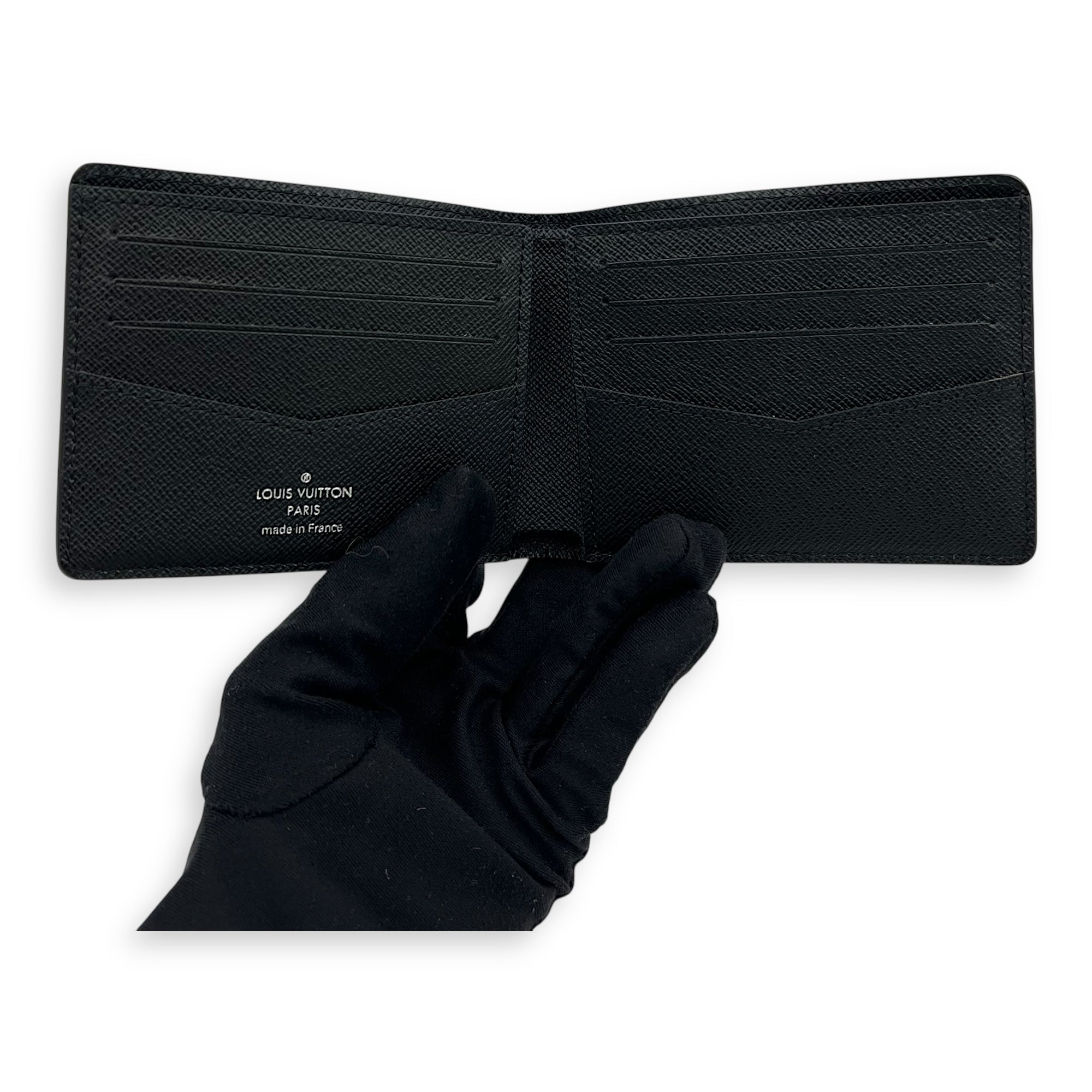 Louis Vuitton Slender Wallet Black in Epi Leather_6