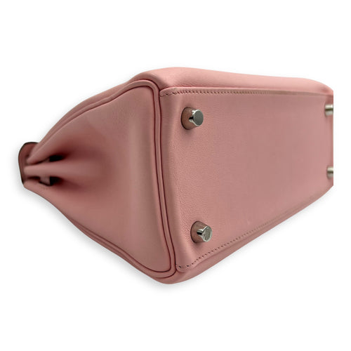 Hermès Kelly 25 Sakura Pink Top Handle Bag in Swift, Palladium hardware_9