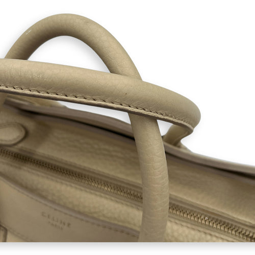 Luggage Mini Top handle bag in Calfskin, Gold Hardware