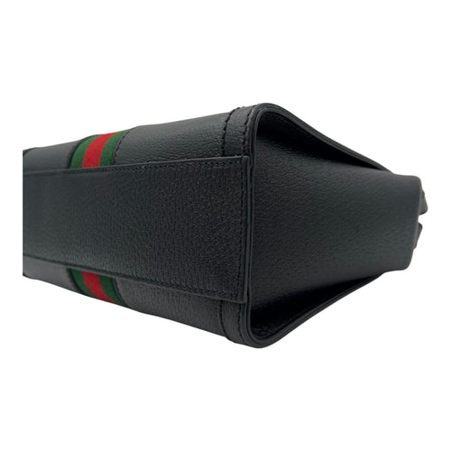 Gucci Ophidia Top Handle Bag Black in Calfskin, Gold hardware_11
