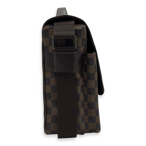 Louis Vuitton broadway Messenger Brown in Coated Canvas, Silver hardware_3