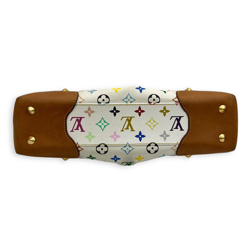 Louis Vuitton Judy x Murakami MM Multi-colour Top Handle Bag in Monogram Coated Canvas, Gold hardware_5