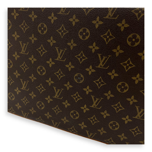 Cruiser Top Handle Bag Brown in Monogram Coated Canvas, Gold hardware