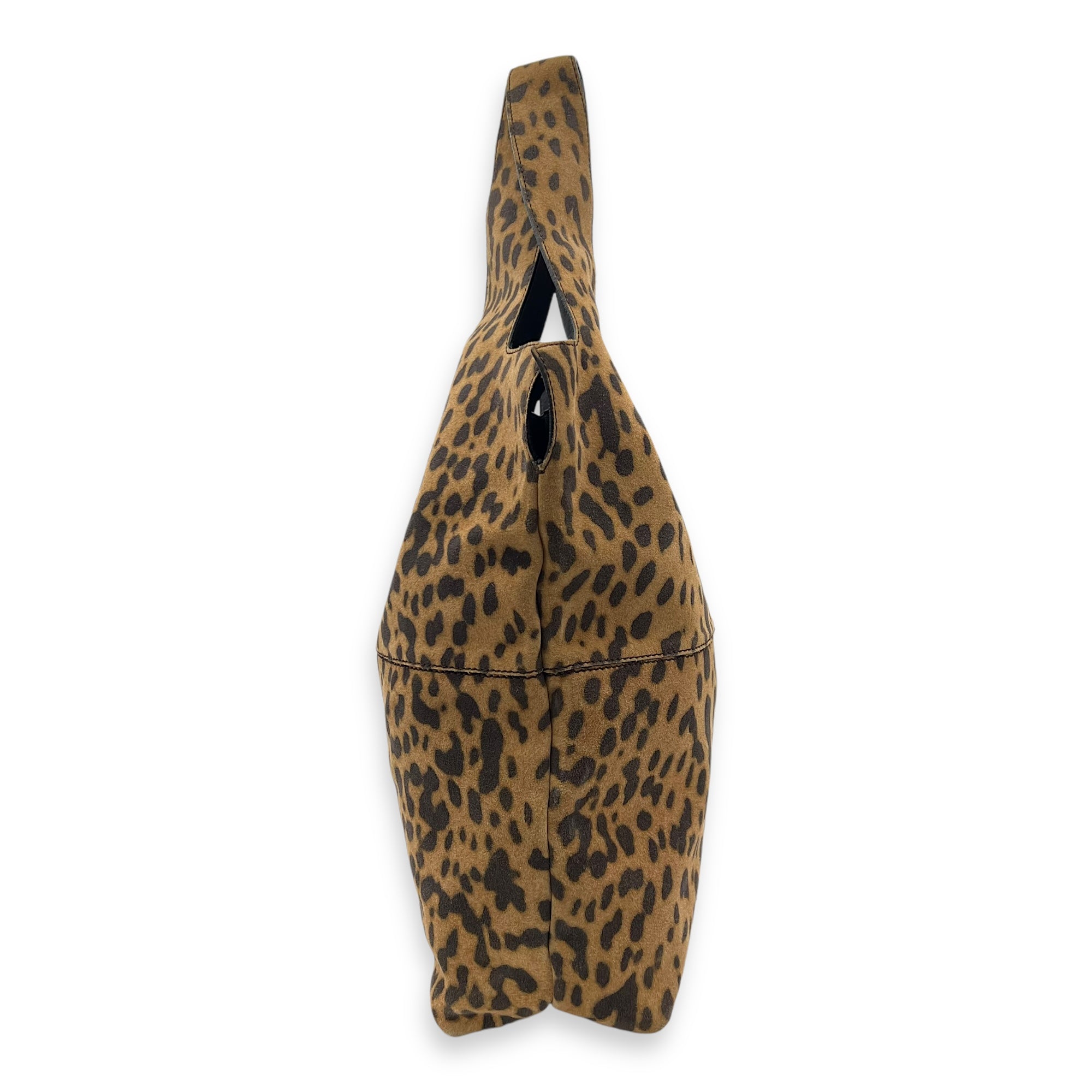 Givenchy George V Leopard Print Tote Bag in Suede Leather_4