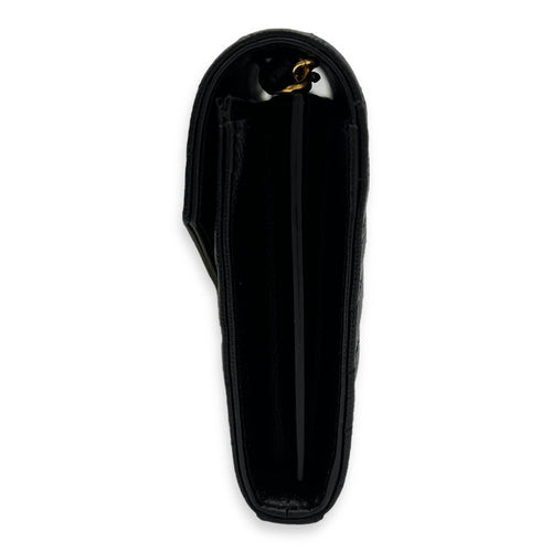 Saint Laurent Woc Crossbody Bag Medium Black in Calfskin, Gold hardware_4