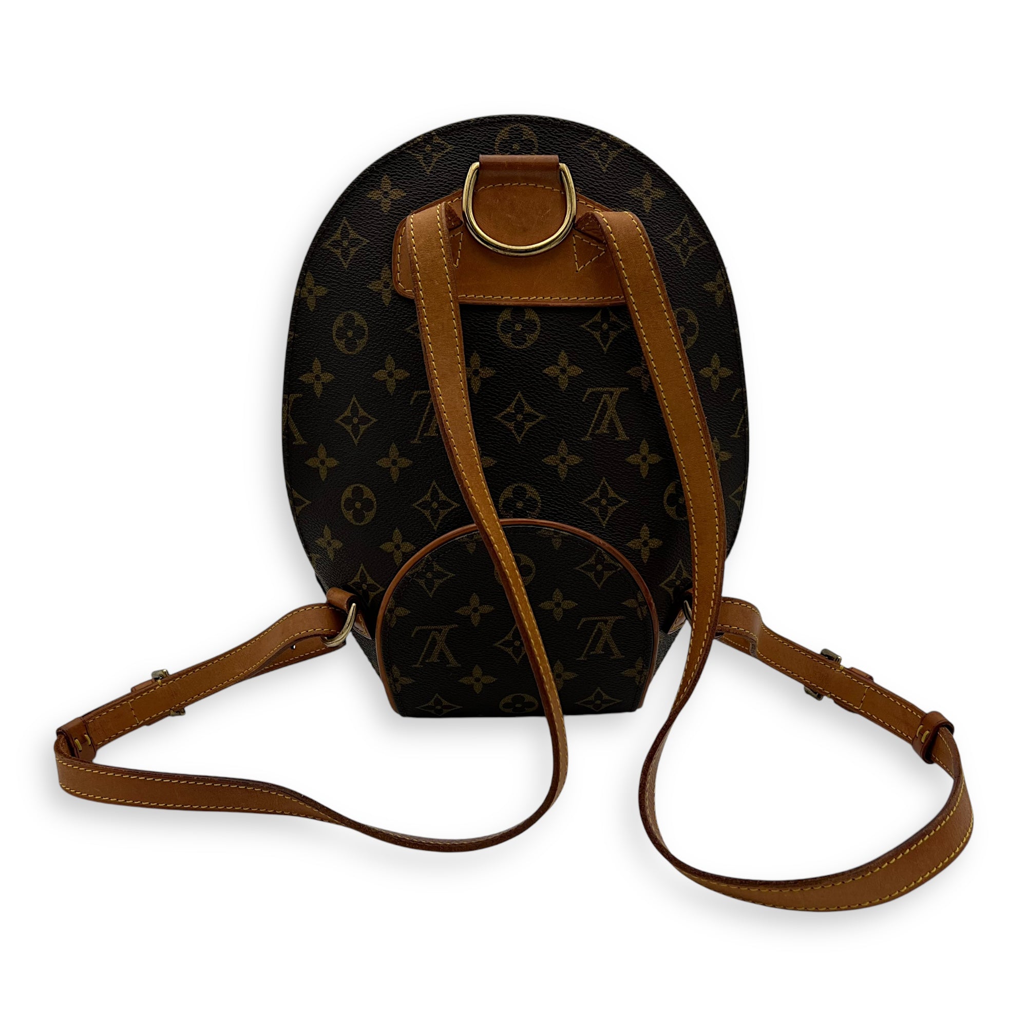 Louis Vuitton Ellipse Backpack Brown in Monogram Coated Canvas, Gold hardware_2