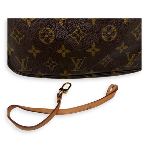 Louis Vuitton Pochette Accessoires Shoulder Bag Brown in Monogram Coated Canvas, Gold hardware_7