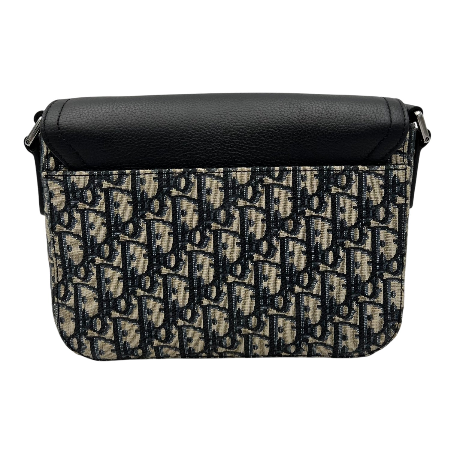 Christian Dior Saddle Brown Messenger in Jacquard, Silver hardware_2