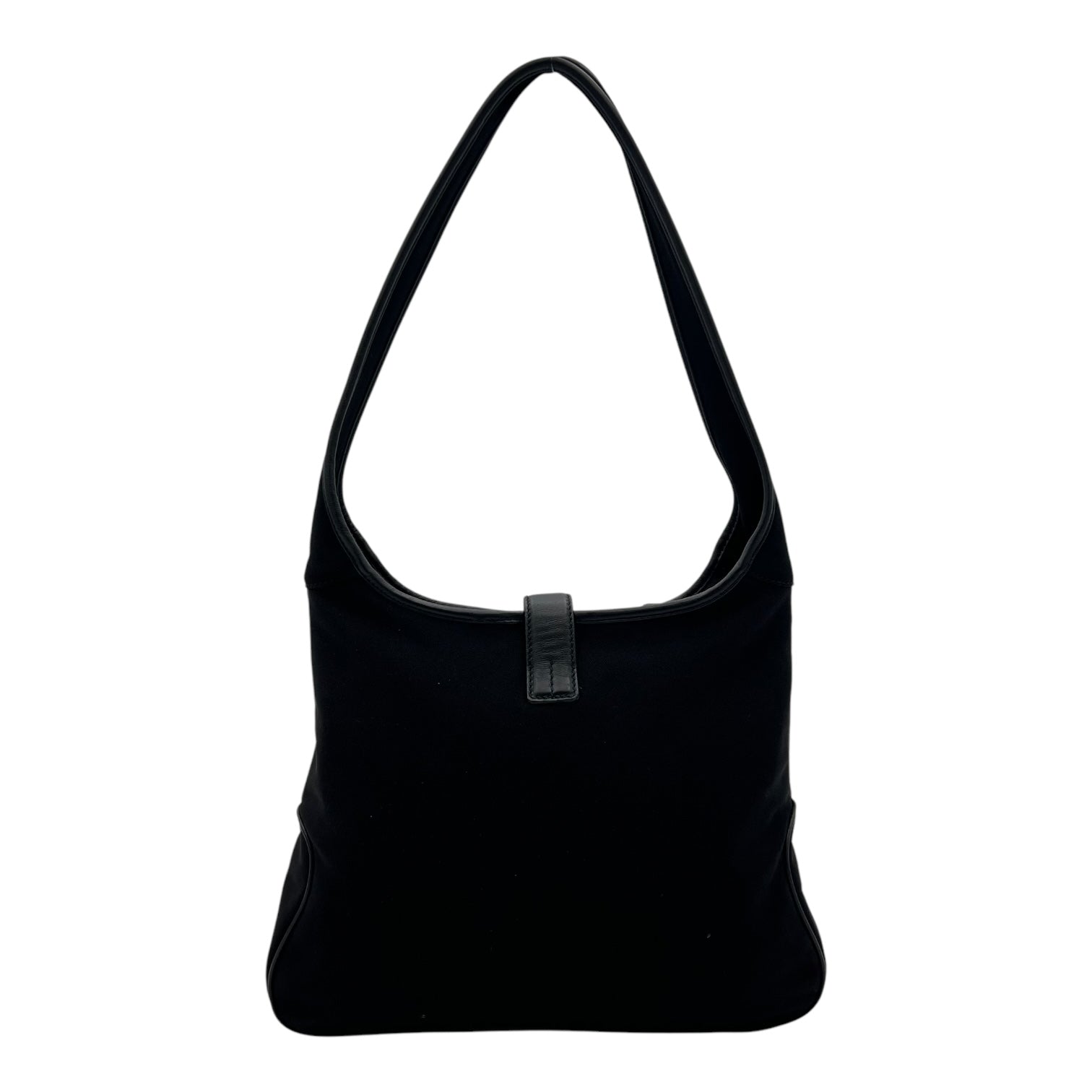 Salvatore Ferragamo Others Shoulder Bag Black in Canvas, Silver hardware_2