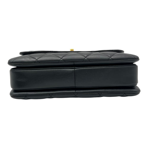 Chanel Trendy CC Top Handle Bag Black in Lambskin, Gold hardware_5