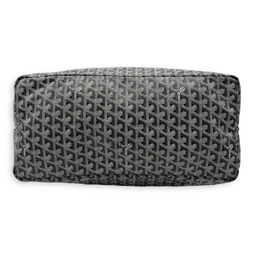 Goyard Saint Louis GM Grey Tote Bag in Coated Canvas, Silver hardware_5