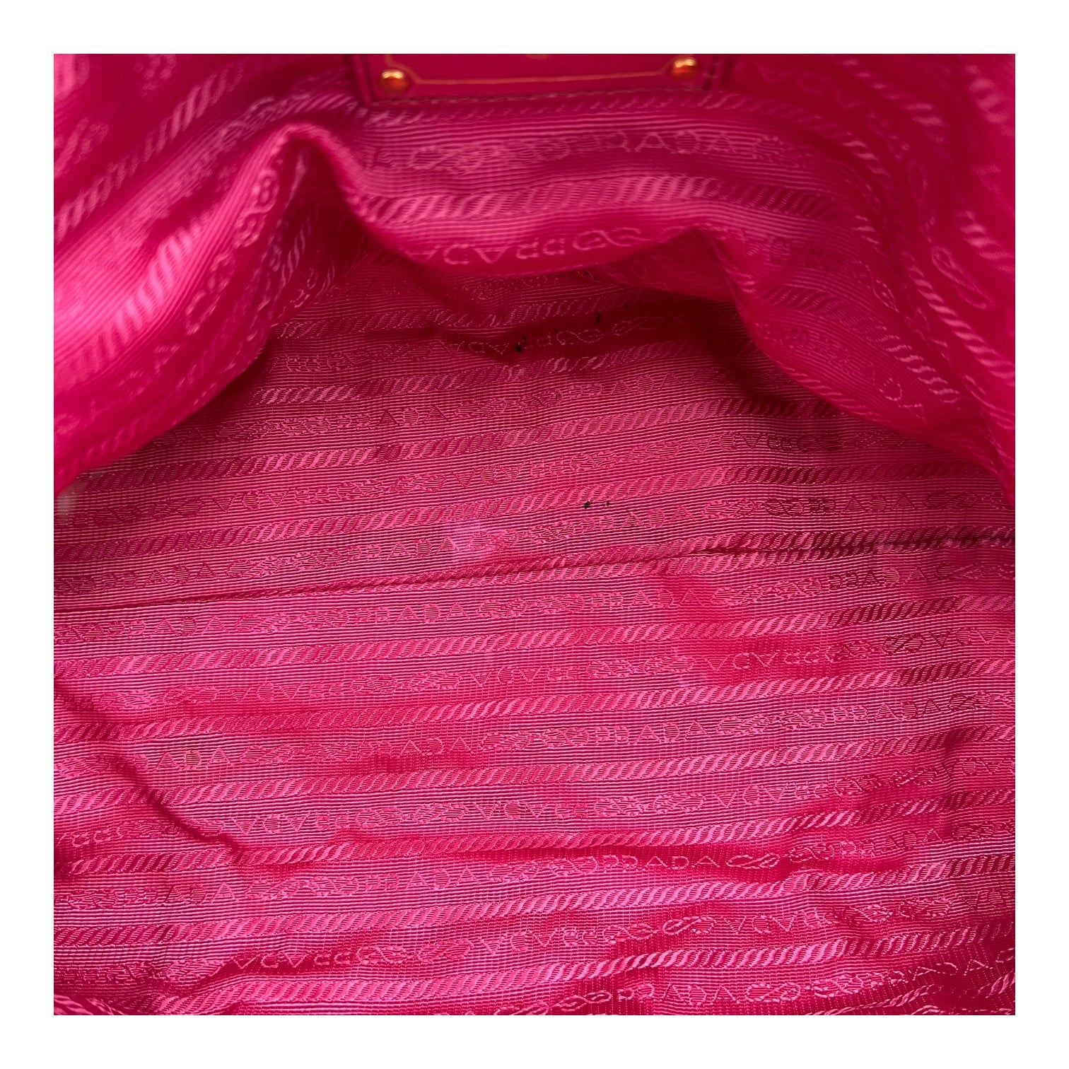 Prada Vitello Shine Top Handle Bag Medium Pink in Calfskin, Gold hardware_7