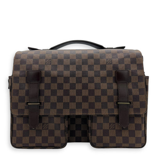 Louis Vuitton broadway Messenger Brown in Coated Canvas, Silver hardware_1