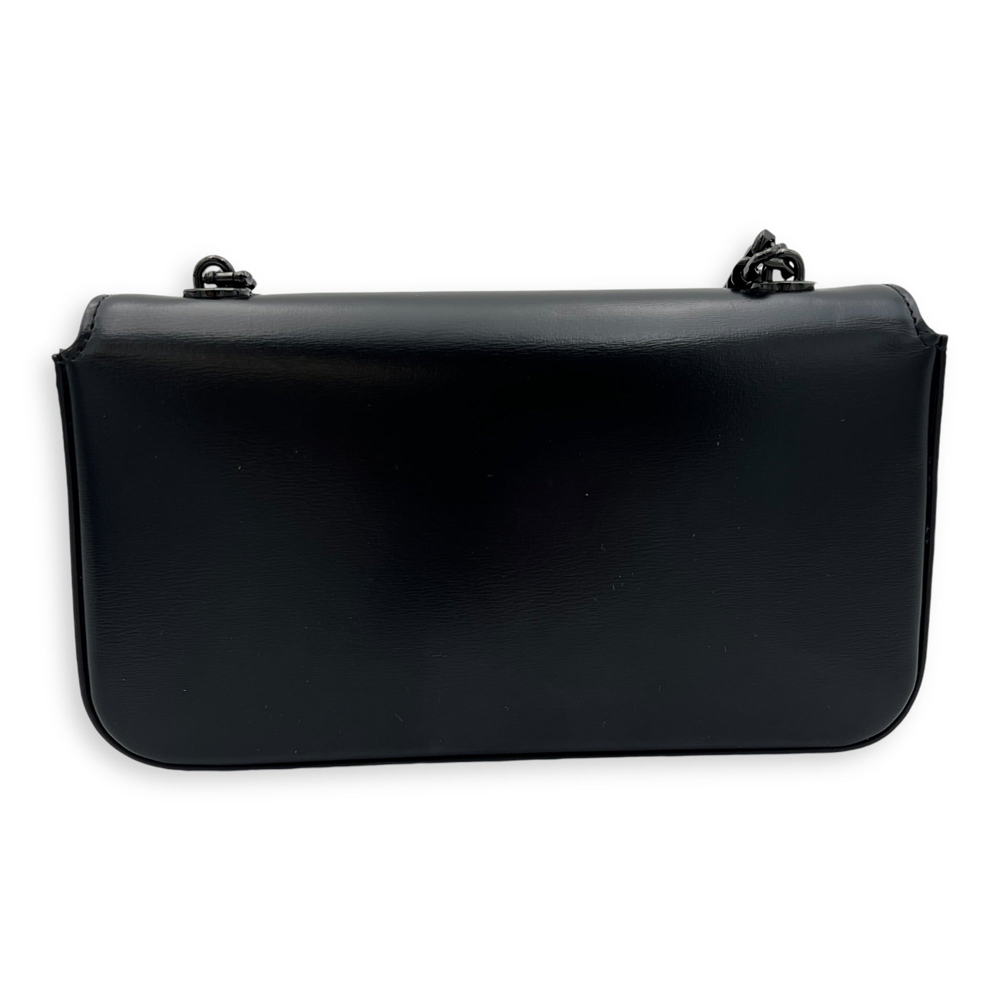 Celine Triomphe Chain Black Shoulder Bag in Calfskin Celine Triomphe Chain Black Shoulder Bag in Calfskin