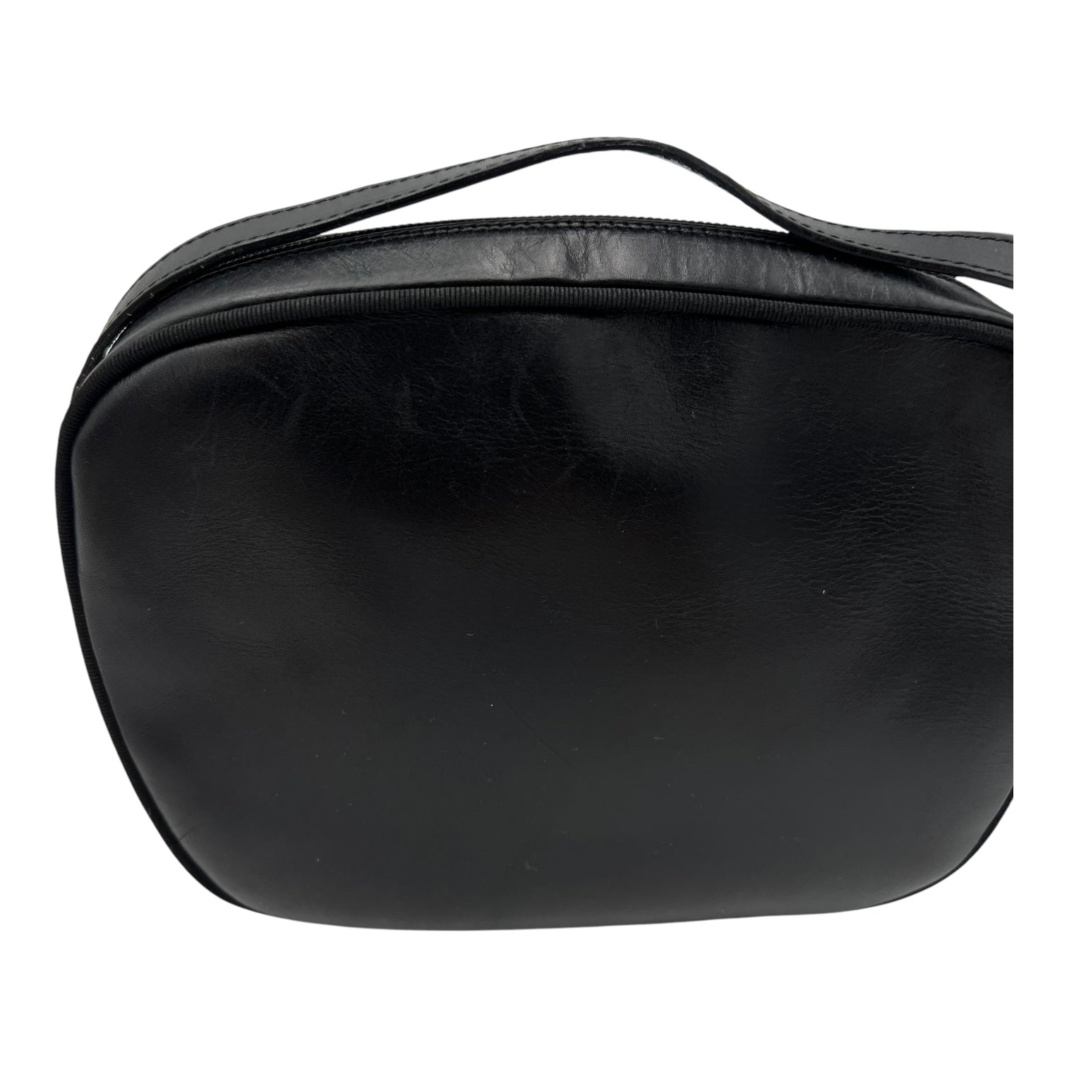 Salvatore Ferragamo Vara Bow Crossbody Bag Black in Calfskin, Gold hardware_8