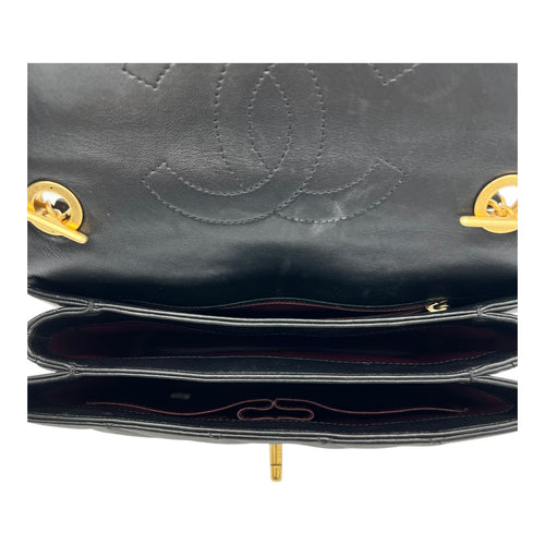 Chanel Trendy CC Top Handle Bag Black in Lambskin, Gold hardware_6