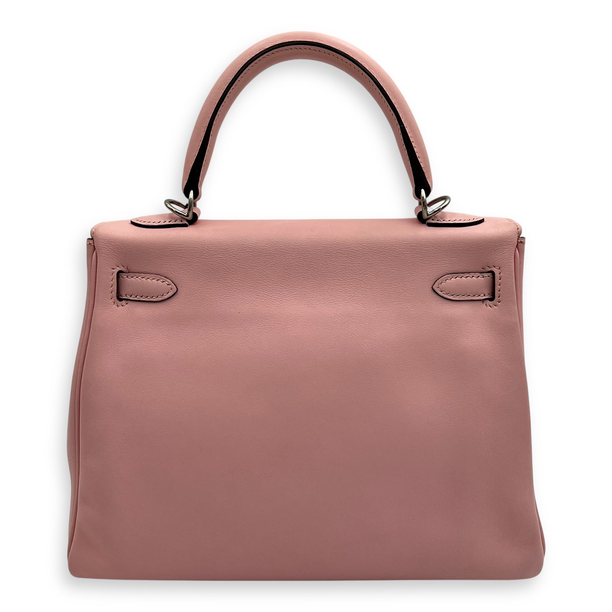 Hermès Kelly 25 Sakura Pink Top Handle Bag in Swift, Palladium hardware_2