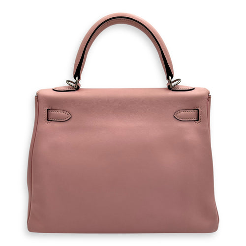 Hermès Kelly 25 Sakura Pink Top Handle Bag in Swift, Palladium hardware_2