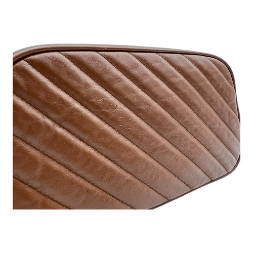 Gucci GG Marmont Shoulder Bag Gold in Calfskin, Gold hardware_9