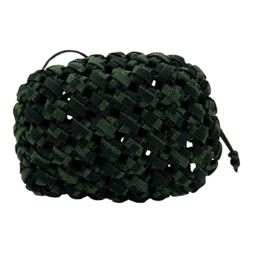 Fendi Mon Tresor Crossbody Bag Green in Canvas, Gold hardware_5