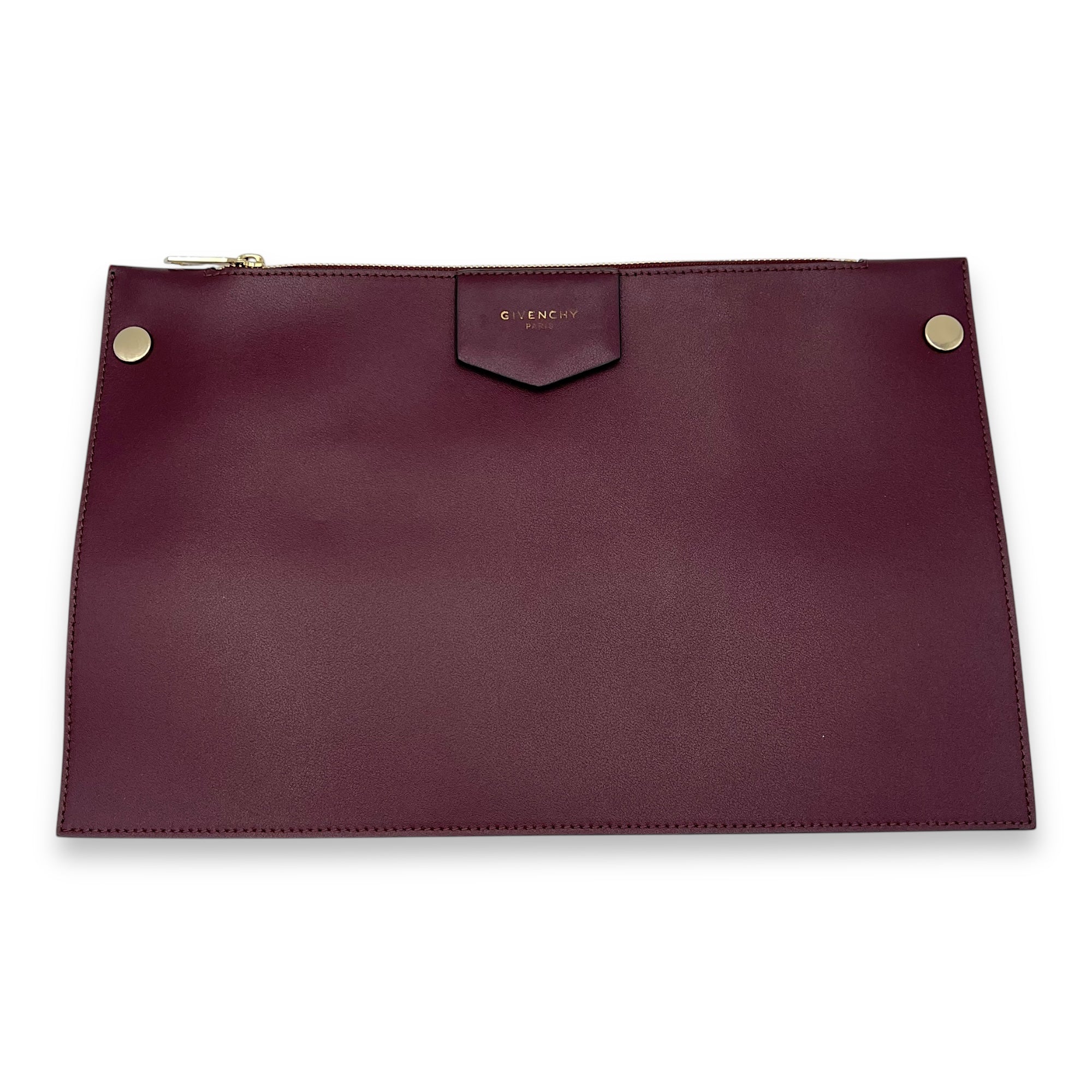 Givenchy Logo Tote Bag Beige in Canvas, Gold hardware_10