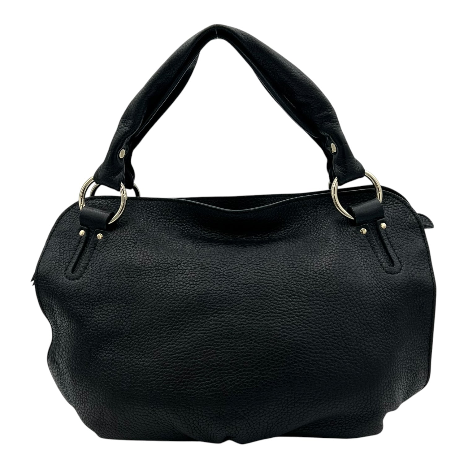 Bittersweet  Top Handle Bag Medium Black in Calfskin, Gold hardware