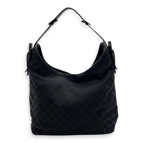 Gucci Others Shoulder Bag Black in Jacquard, Silver hardware_2