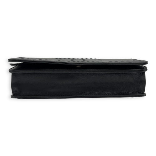 Chanel CC Black Wallet On Chain in Lambskin, Silver hardware_5