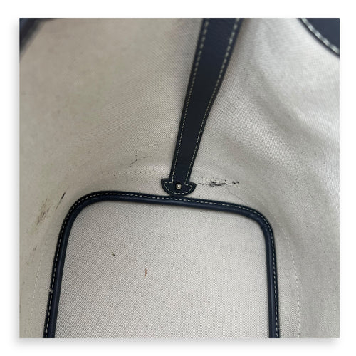 Goyard Petit Flot Crossbody Bag Grey in Coated Canvas, Silver hardware_8