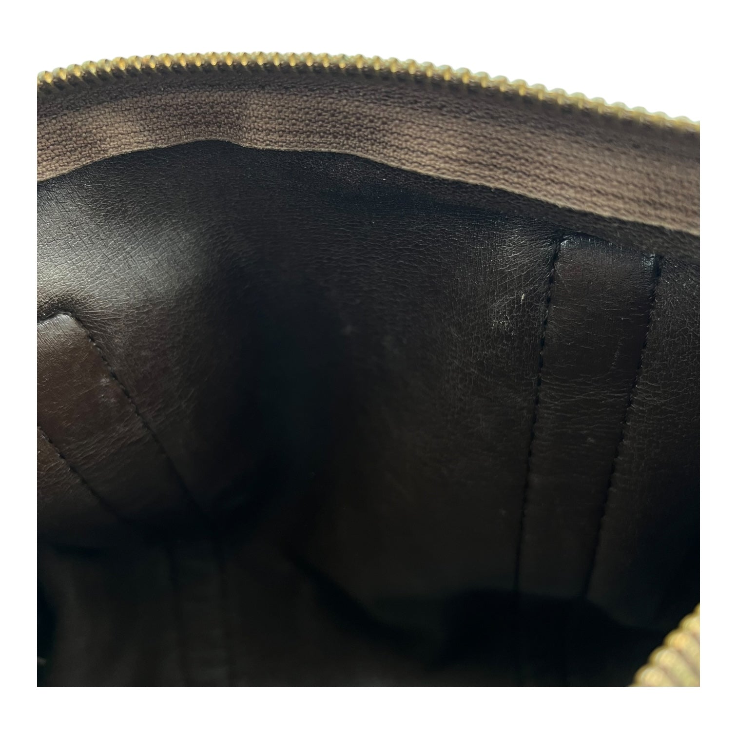 Christian Dior Trotteur Top Handle Bag Brown in Coated Canvas, Silver hardware_6