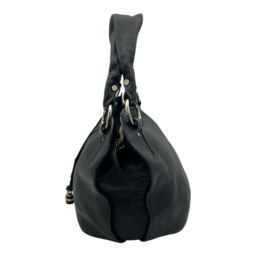 Bittersweet  Top Handle Bag Medium Black in Calfskin, Gold hardware