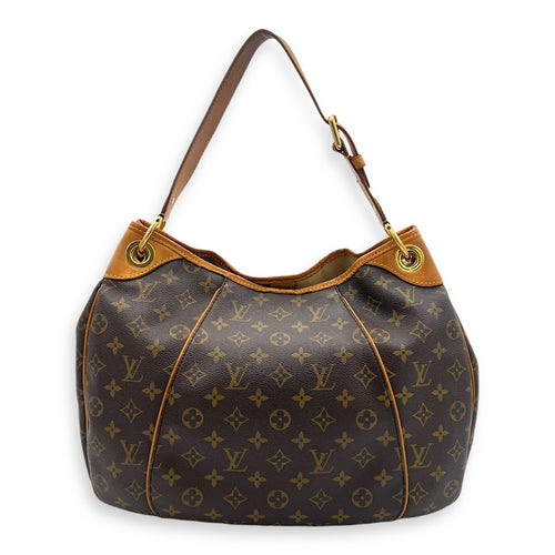 Louis Vuitton Galleria Shoulder Bag Brown in Monogram Coated Canvas, Gold hardware_2