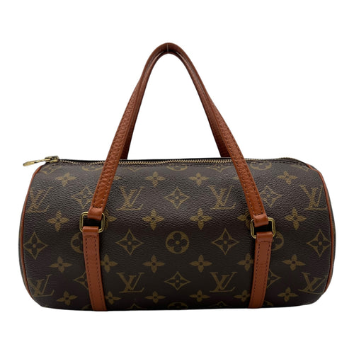 Louis Vuitton Papillon Top Handle Bag 26 Brown in Monogram Coated Canvas, Gold hardware_2