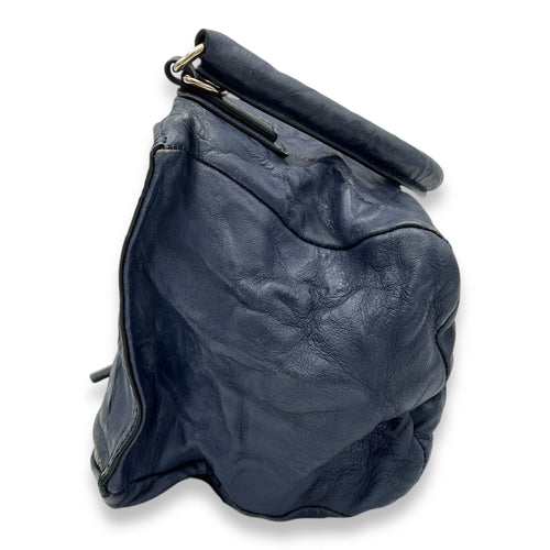 Givenchy Pandora Crossbody Bag Blue in Goat Leather, Silver hardware_4