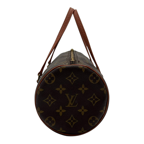 Louis Vuitton Papillon Top Handle Bag 26 Brown in Monogram Coated Canvas, Gold hardware_3