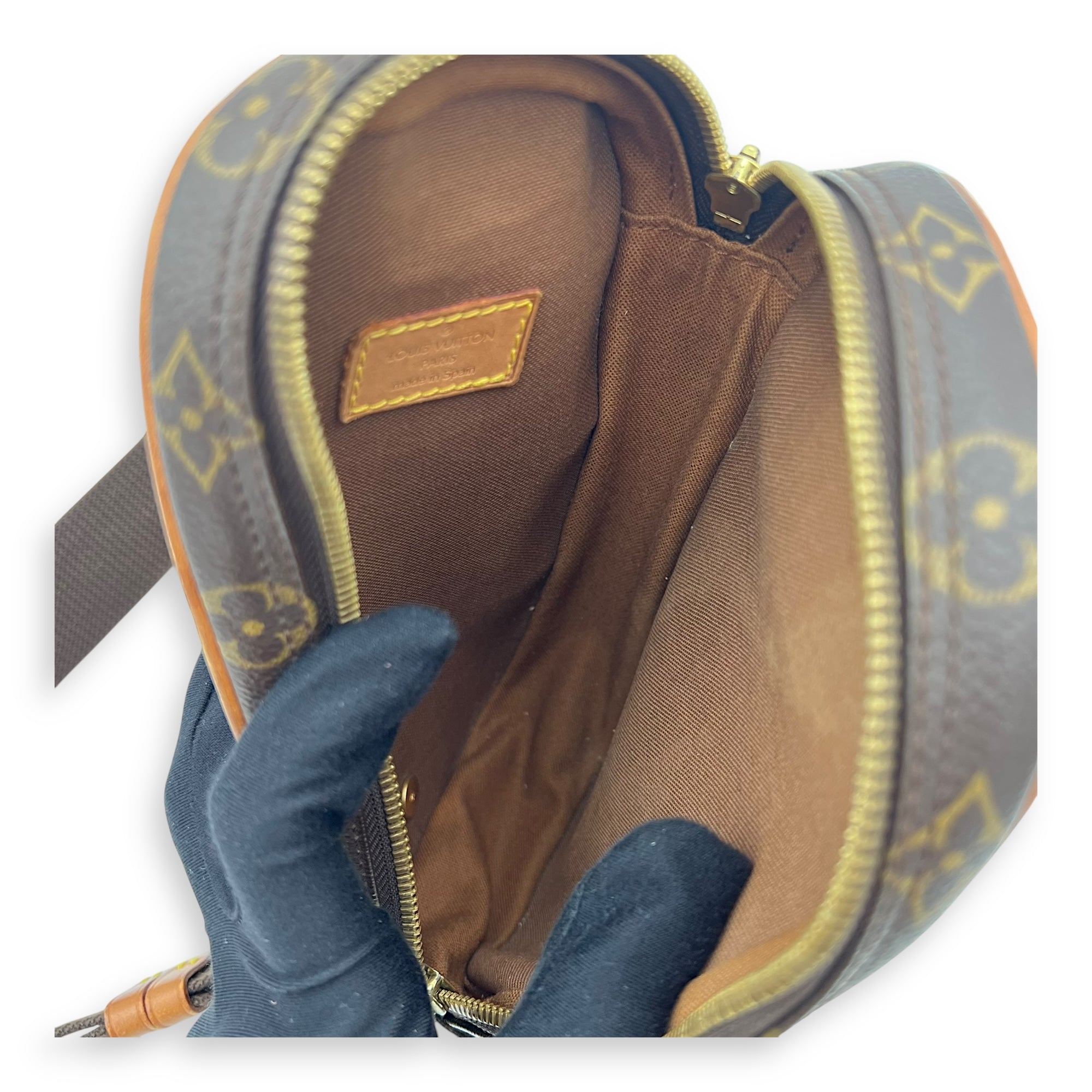 Louis Vuitton Others Shoulder Bag Brown in Monogram Coated Canvas, Gold hardware_6