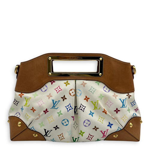 Louis Vuitton Judy x Murakami MM Multi-colour Top Handle Bag in Monogram Coated Canvas, Gold hardware_1