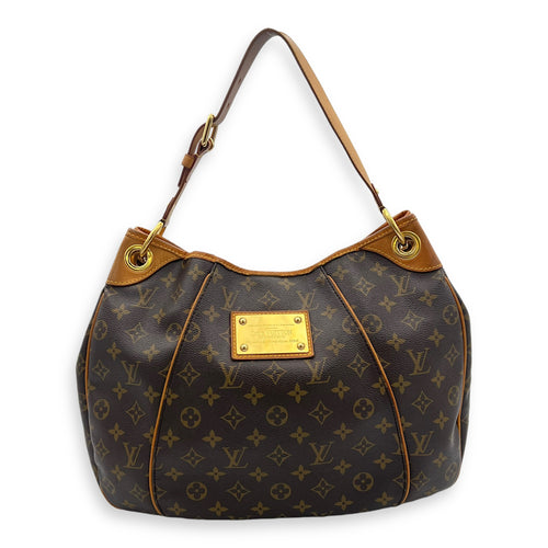 Louis Vuitton Galleria Shoulder Bag Brown in Monogram Coated Canvas, Gold hardware_1