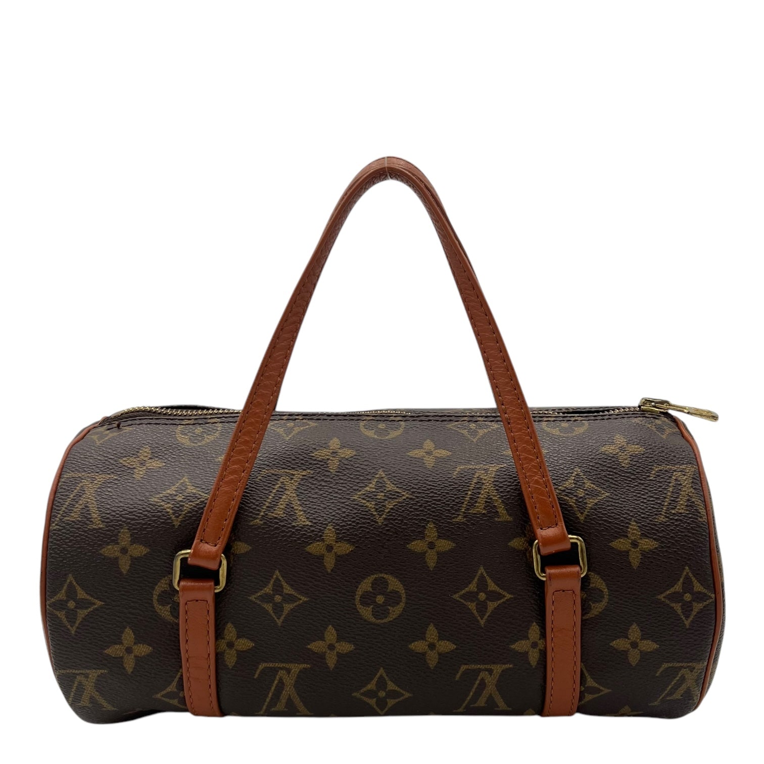 Louis Vuitton Papillon Top Handle Bag 26 Brown in Monogram Coated Canvas, Gold hardware_1