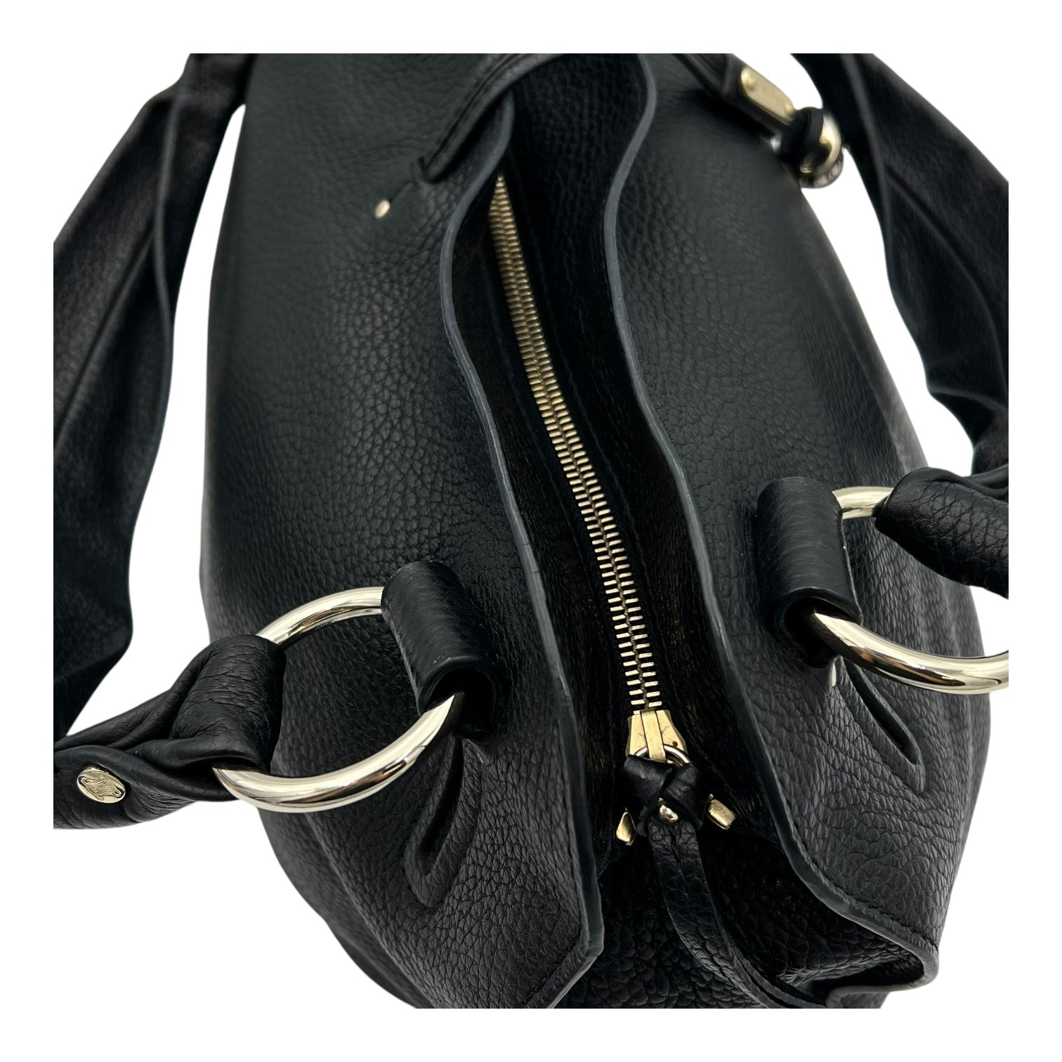 Bittersweet  Top Handle Bag Medium Black in Calfskin, Gold hardware