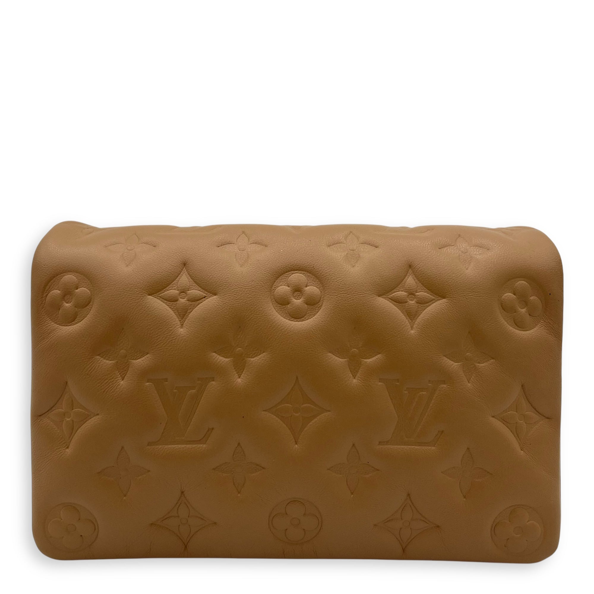 Louis Vuitton Pochette Crossbody Bag Small Gold in Calfskin, Gold hardware_1