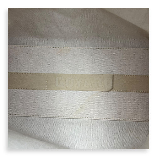 Goyard Hardy PM Brown Shoulder Bag in Coated Canvas, Silver hardware_7