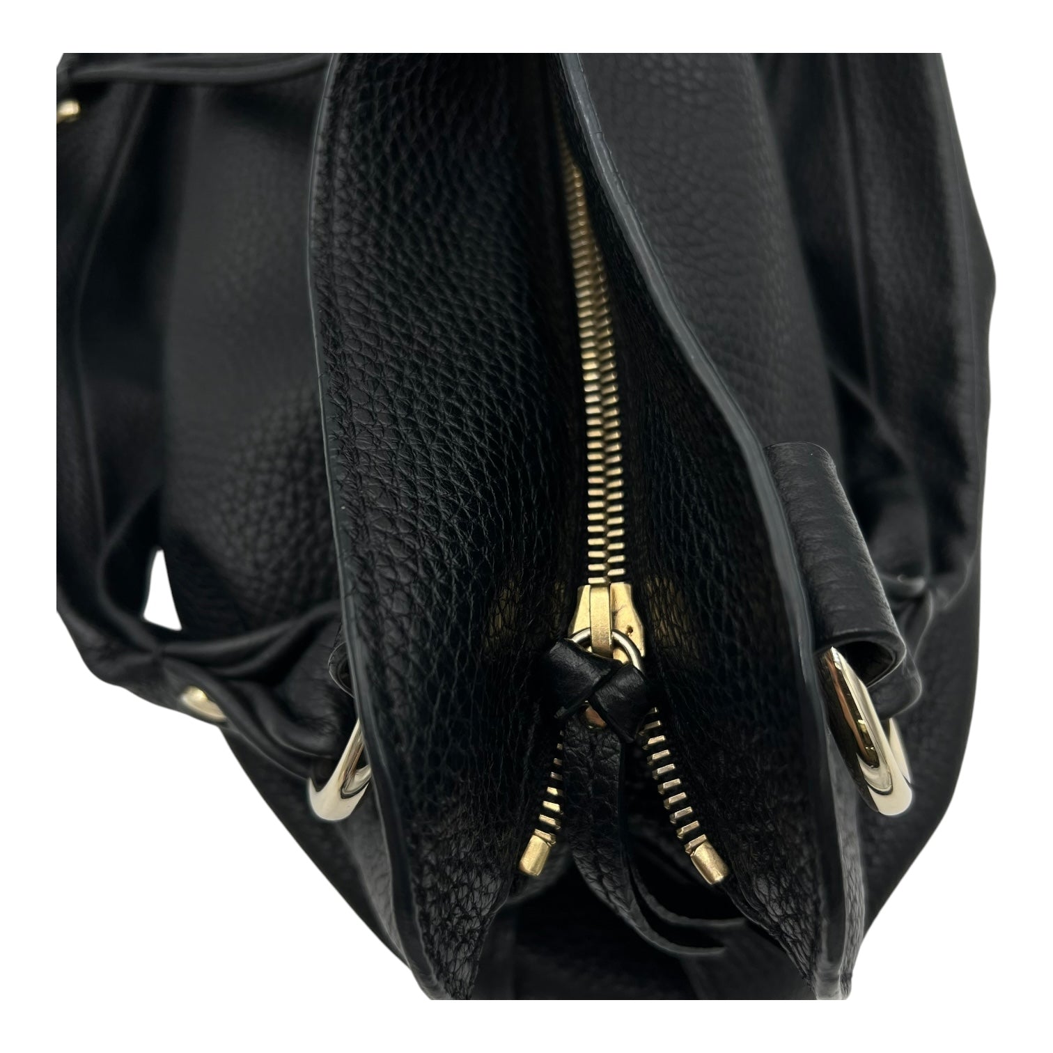 Bittersweet  Top Handle Bag Medium Black in Calfskin, Gold hardware