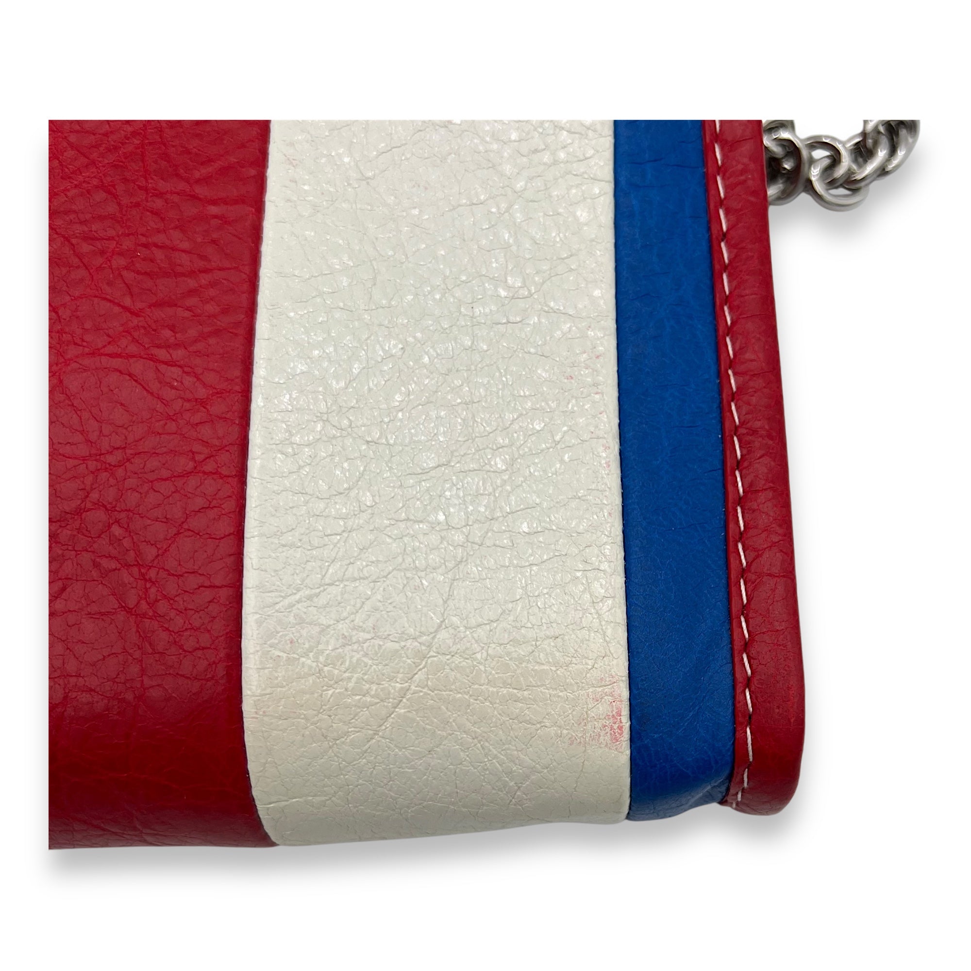 Balenciaga Bazar Crossbody Bag Multi-colour in Calfskin, Silver hardware_1